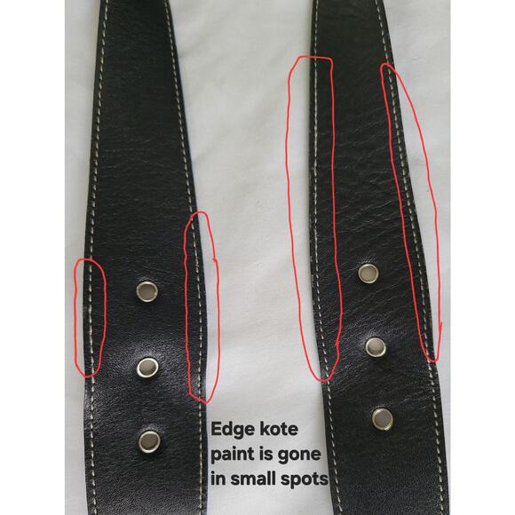 Vintage Coach(9247) Black Leather Soho Magnetic Buckle Flap Purse/Bag - Picture 9 of 14